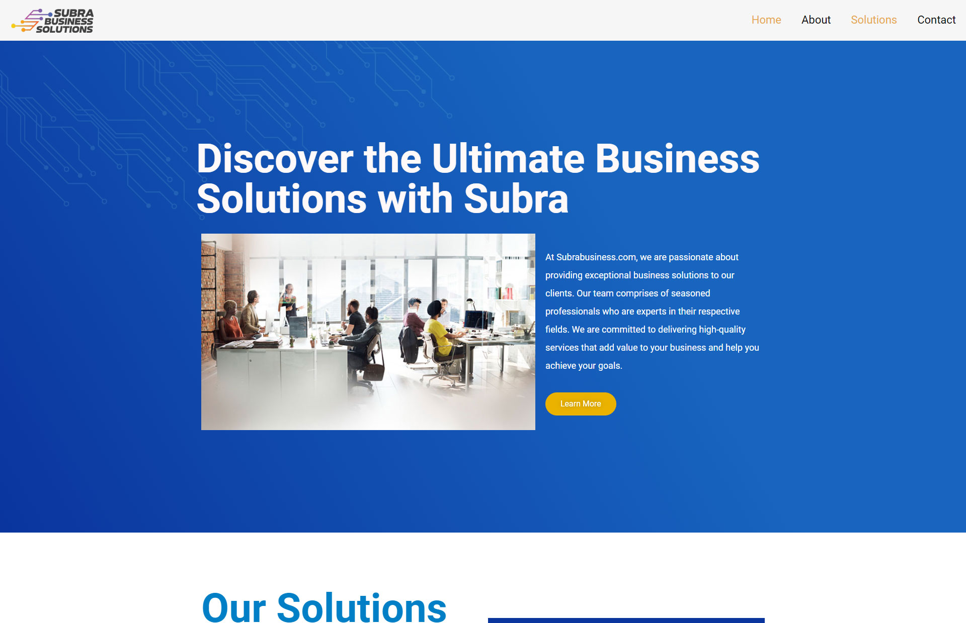 SUBRA BUSINESS SOLUTIONS